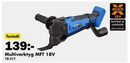 Biltema Multiverktyg MFT 18V erbjuda