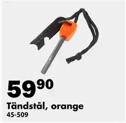 Biltema Tändstål, orange erbjuda