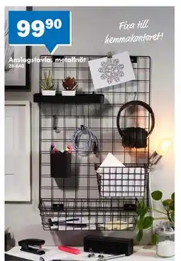 Biltema Anslagstavla, metallnät erbjuda