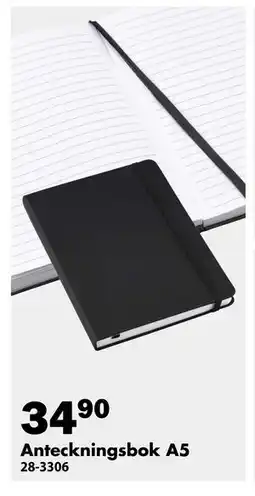 Biltema Anteckningsbok A5 erbjuda