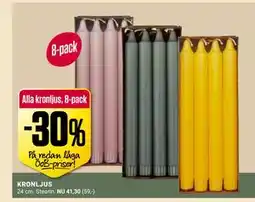 ÖoB Alla kronljus, 8-pack erbjuda