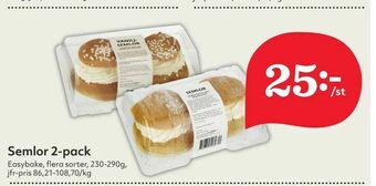Hemköp Semlor 2-pack erbjuda