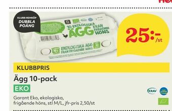 Hemköp Ägg 10-pack erbjuda