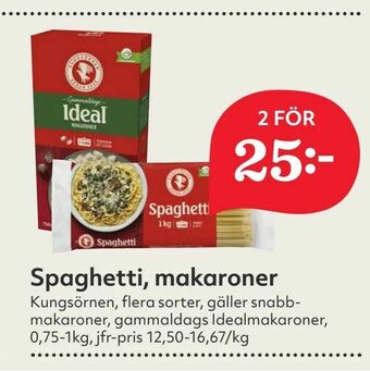 Hemköp Spaghetti, makaroner erbjuda
