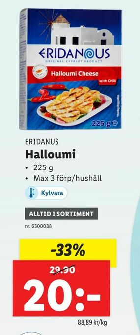 Lidl Halloumi erbjuda