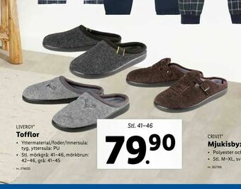 Lidl Tofflor erbjuda