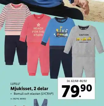 Lidl Mjukisset, 2 delar erbjuda