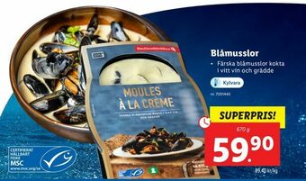 Lidl Blåmusslor erbjuda