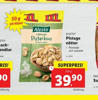 Lidl Pistage nötter erbjuda
