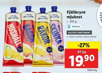 Lidl Fjällbrynt mjukost erbjuda