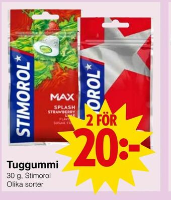Matöppet Tuggummi erbjuda