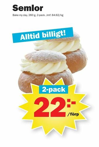 Pekås Semlor erbjuda