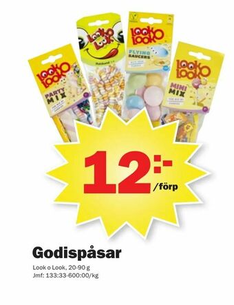 Pekås Godispåsar erbjuda