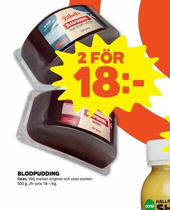 Stora Coop Blodpudding erbjuda