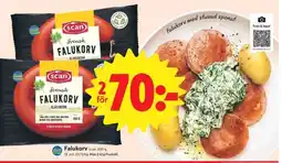 ICA Supermarket Falukorv erbjuda