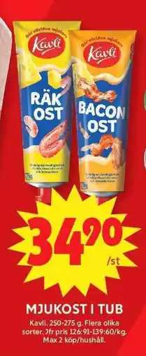 ICA Supermarket Kavli Mjukost i Tub erbjuda