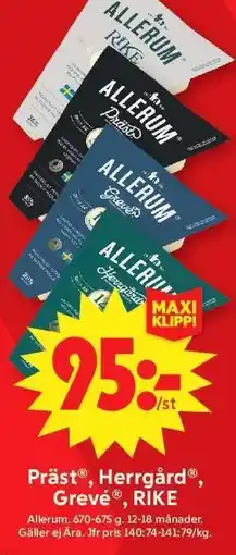 ICA Supermarket Präst Herrgård Grevé Rike erbjuda