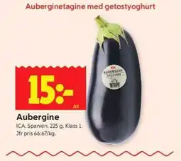 ICA Supermarket Aubergine erbjuda
