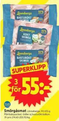 ICA Supermarket Smörgåsmat Lönneberga erbjuda