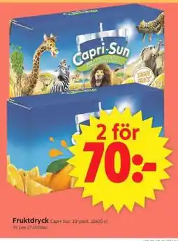 ICA Supermarket Fruktdryck Capri-Sun erbjuda