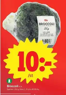 ICA Supermarket Broccoli erbjuda