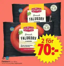 ICA Supermarket Falukorv Scan erbjuda