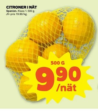 Stora Coop CITRONER I NÄT erbjuda