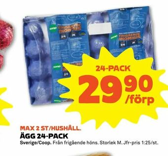 Stora Coop Ägg 24-pack erbjuda