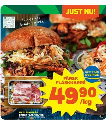 Stora Coop Färsk fläskkarré erbjuda