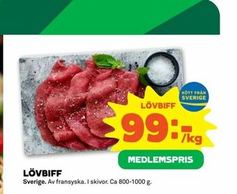 Stora Coop Lövbiff erbjuda