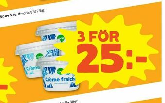 Stora Coop Crème fraiche erbjuda