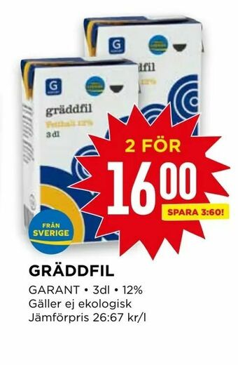 Willys Gräddfil erbjuda