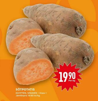 Willys Sötpotatis erbjuda