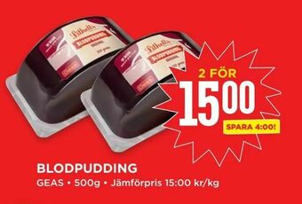 Willys Hemma Blodpudding erbjuda