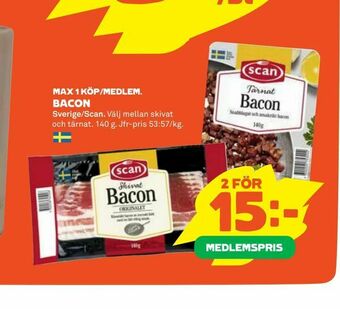 Coop Bacon erbjuda