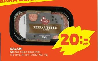 Coop Salami erbjuda