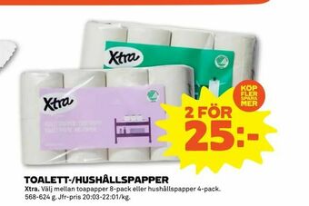 Stora Coop Toalett-/hushållspapper erbjuda