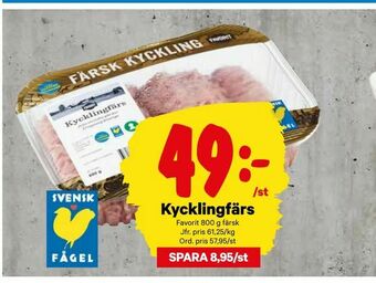 City Gross Kycklingfärs erbjuda