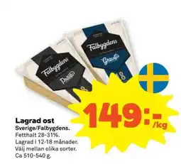 Stora Coop Lagrad Ost erbjuda