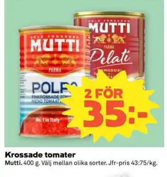 Coop Krossade Tomater erbjuda
