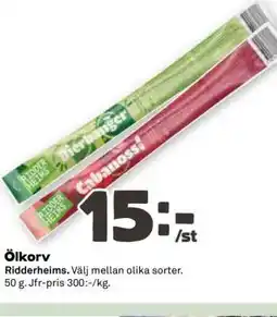 Coop ÖLKORV erbjuda