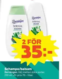 Stora Coop SCHAMPO, BALSAM erbjuda
