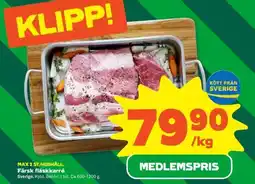 Stora Coop Färsk fläskkarré erbjuda