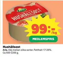 Coop Hushållsost erbjuda