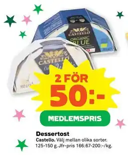 Stora Coop Dessertost, Medlemspris erbjuda