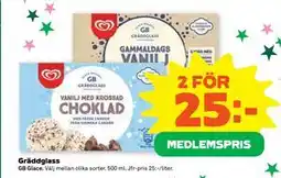 Stora Coop Gräddglass, Medlemspris erbjuda