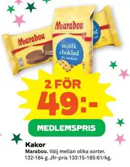 Stora Coop Kakor, Medlemspris erbjuda
