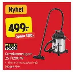 Jula Grovdammsugare 25 l 1200 W erbjuda