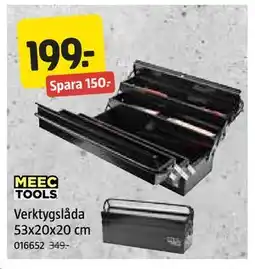 Jula Verktygslåda 53x20x20 cm erbjuda