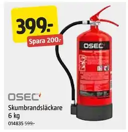 Jula Skumbrandsläckare 6 kg erbjuda